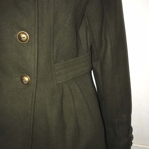 Army green pea coat - Picture 4 of 5